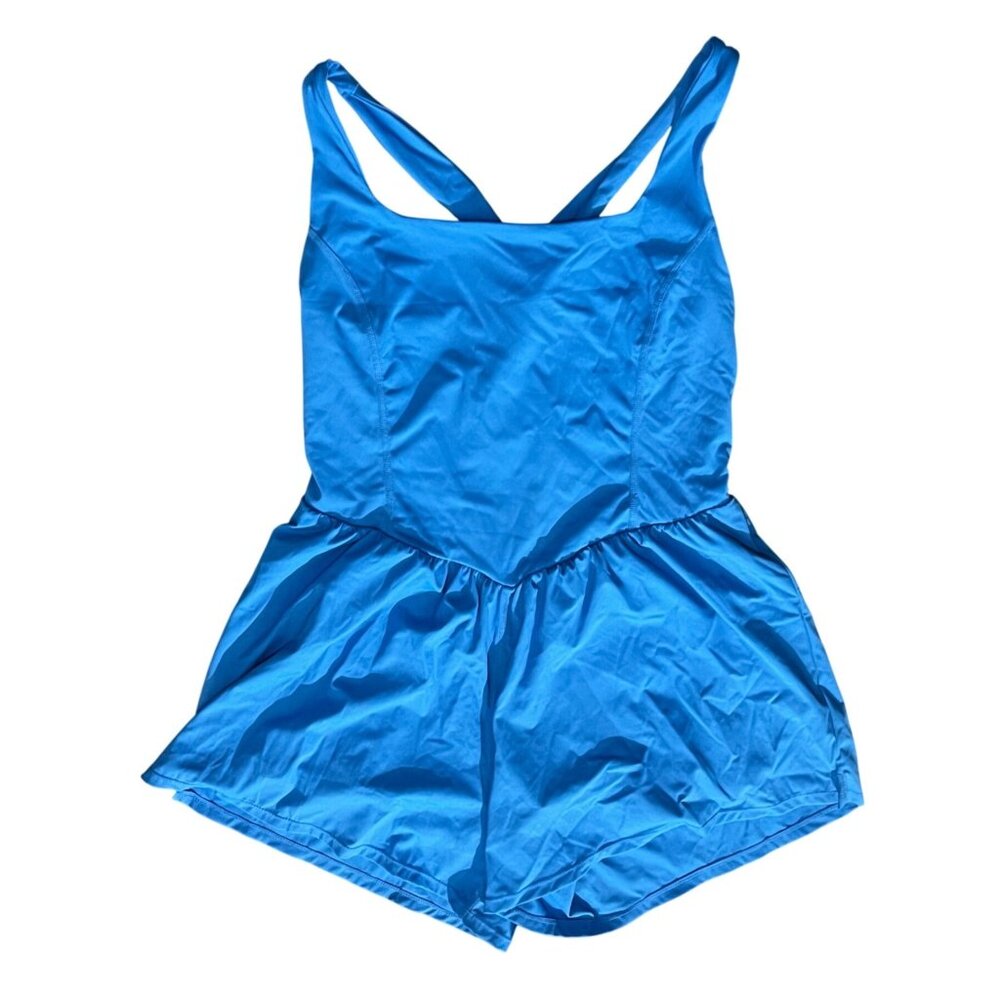 Halara Square Neck Twisted Strap Backless Shorts … - image 1